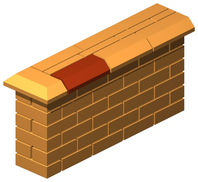 Angled Press Single Corner Brick 30 (Thin)