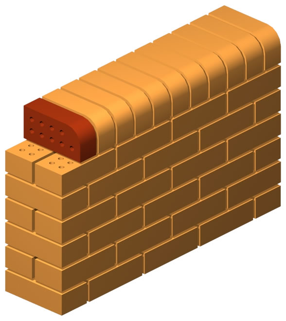 Porous Press Brick (Oval)
