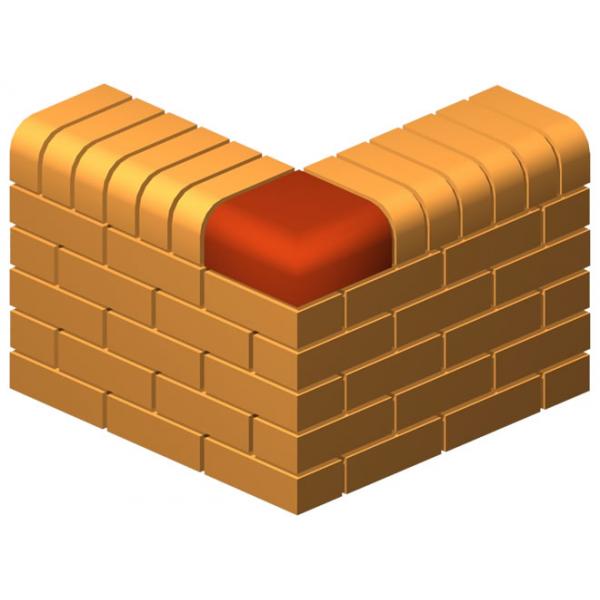 Oval Corner Bricks
