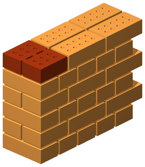 Half Clinker Press Brick