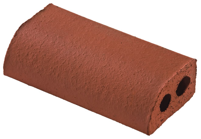 Flat Pressed Quarter Circle Brick (Large)