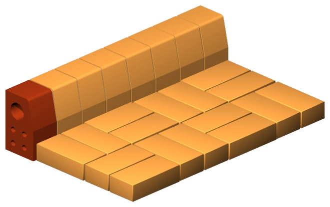 Clinker Curb Brick (Thick)