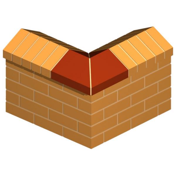 Large Coping Corner Brick